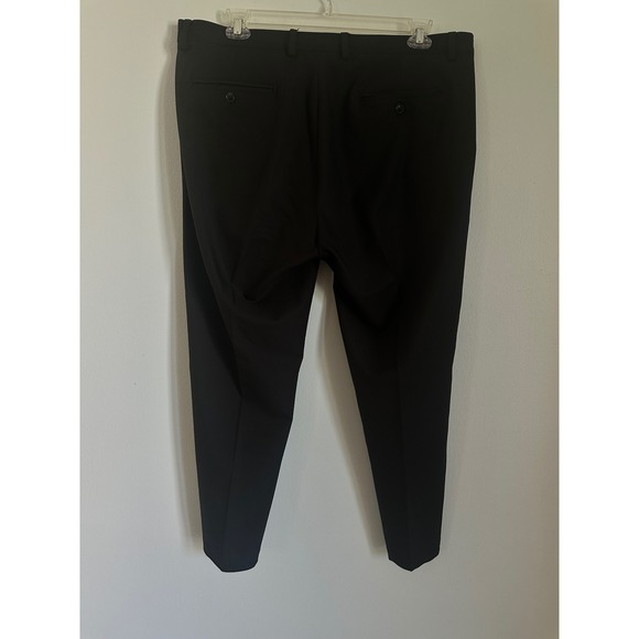 Mens Black Greg Norman Performance Dress Golf Pants 38x27 Professionally Hemmed - Picture 2 of 7